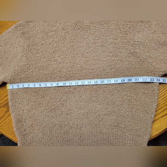 SKIMS Cozy Knit Crewneck Pullover Sweater Camel Size L/XL - Picture 6 of 8